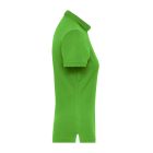 James&Nicholson női galléros póló Solid BIO Stretch 210 lime