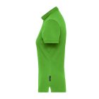 James&Nicholson női galléros póló Solid BIO Stretch 210 lime