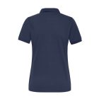 James&Nicholson női galléros póló Solid BIO Stretch 210 tengerkék