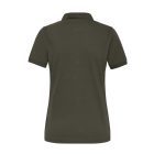 James&Nicholson női galléros póló Solid BIO Stretch 210 olíva