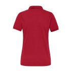 James&Nicholson női galléros póló Solid BIO Stretch 210 piros