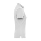 James&Nicholson női galléros póló Solid BIO Stretch 210 fehér