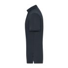 James&Nicholson galléros póló Solid BIO Stretch 210 carbon