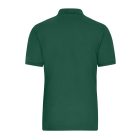 James&Nicholson galléros póló Solid BIO Stretch 210 sötétzöld