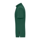 James&Nicholson galléros póló Solid BIO Stretch 210 sötétzöld