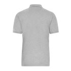 James&Nicholson galléros póló Solid BIO Stretch 210 melírozott szürke