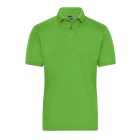 James&Nicholson galléros póló Solid BIO Stretch 210 lime