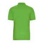 James&Nicholson galléros póló Solid BIO Stretch 210 lime