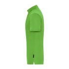James&Nicholson galléros póló Solid BIO Stretch 210 lime