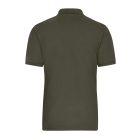 James&Nicholson galléros póló Solid BIO Stretch 210 olíva
