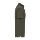 James&Nicholson galléros póló Solid BIO Stretch 210 olíva
