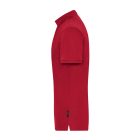 James&Nicholson galléros póló Solid BIO Stretch 210 piros
