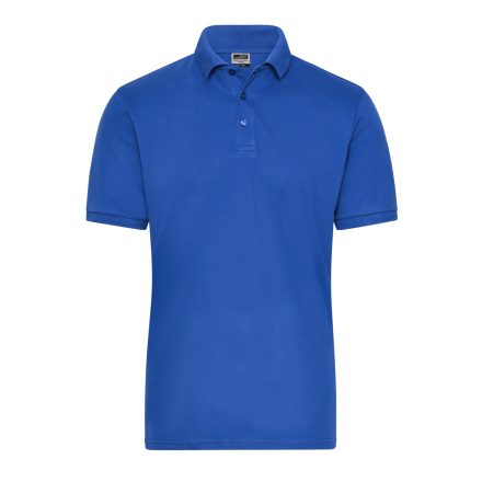 James&Nicholson galléros póló Solid BIO Stretch 210 királykék