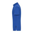 James&Nicholson galléros póló Solid BIO Stretch 210 királykék