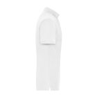 James&Nicholson galléros póló Solid BIO Stretch 210 fehér