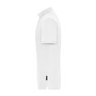 James&Nicholson galléros póló Solid BIO Stretch 210 fehér