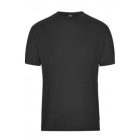 James&Nicholson póló Solid BIO Workwear 160 fekete