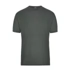 James&Nicholson póló Solid BIO Workwear 160 sötétszürke