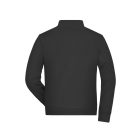 James&Nicholson pulóver Solid Doubleface 380 fekete