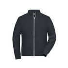 James&Nicholson pulóver Solid Doubleface 380 carbon