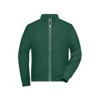 James&Nicholson pulóver Solid Doubleface 380 sötétzöld