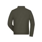 James&Nicholson pulóver Solid Doubleface 380 olíva