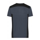 James&Nicholson póló Strong Workwear 180 fekete-carbon