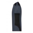 James&Nicholson póló Strong Workwear 180 fekete-carbon