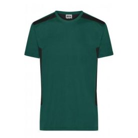 James&Nicholson póló Strong Workwear 180 fekete-carbon