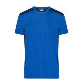 James&Nicholson póló Solid Workwear 160 sötét királykék-fehér