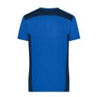 James&Nicholson póló Solid Workwear 160 sötét királykék-fehér