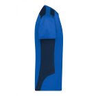 James&Nicholson póló Solid Workwear 160 sötét királykék-fehér