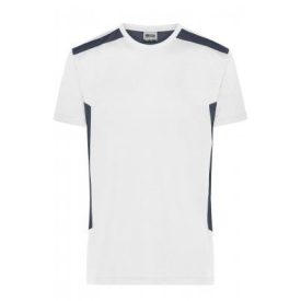 James&Nicholson póló Strong Workwear 180 homok-fekete