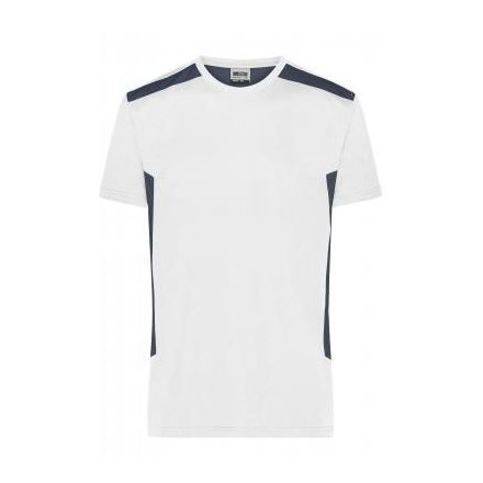 James&Nicholson póló Strong Workwear 180 homok-fekete