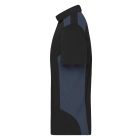 James&Nicholson galléros póló Strong 200 fekete-carbon