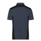 James&Nicholson galléros póló Strong 200 carbon-fekete