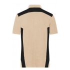 James&Nicholson galléros póló Strong 200 homok-fekete