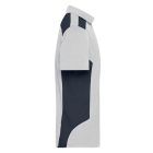 James&Nicholson galléros póló Strong 200 fehér-carbon