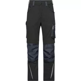   James&Nicholson derekas munkásnadrág Modern Style Strong 260 fekete-carbon
