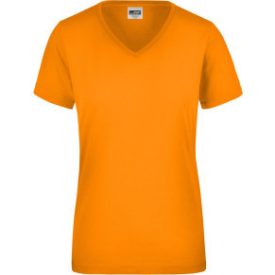 James&Nicholson női póló Signal Workwear 190 neon-narancs