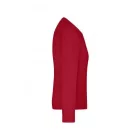 James&Nicholson hosszú ujjú női póló Bio Workwear 180 piros