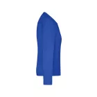 James&Nicholson hosszú ujjú női póló Bio Workwear 180 királykék