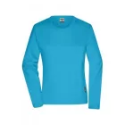 James&Nicholson hosszú ujjú női póló Bio Workwear 180 királykék