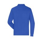 James&Nicholson hosszú ujjú galléros póló Workwear 200 királykék