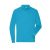 James&Nicholson hosszú ujjú galléros póló Workwear 200 türkiz