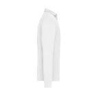 James&Nicholson hosszú ujjú galléros póló Workwear 200 fehér