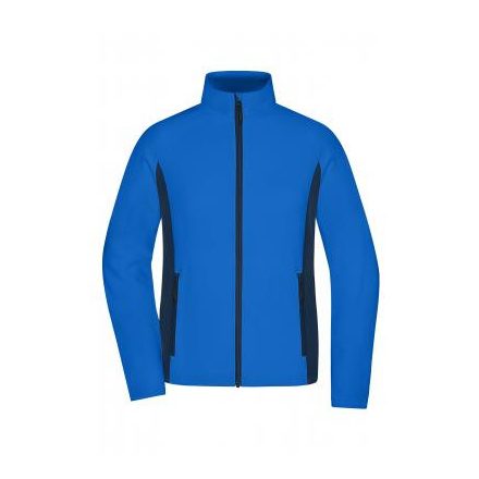 James&Nicholson női polár pulóver Stretch Fleece 270 királykék-tengerkék