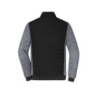 James&Nicholson dzseki Hybrid fekete-melírozott carbon