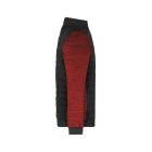 James&Nicholson dzseki Hybrid fekete-melírozott piros