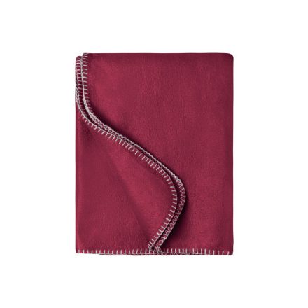 James&Nicholson polár takaró JN1901 200 bordó-natúr 130x170 cm